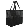 thumbnail image 3 of Lishi Large Capacity Quick Drying Foldable Black Mesh Pool Bag for Travel, 3 of 20