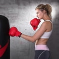thumbnail image 2 of Sanda Gloves Adult Kids Gloves Boxing Gloves Men And Women Professional Training Fitness Training Muay Thai Fighting Fighters Boxing Sets, Red, 2 of 5