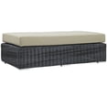 thumbnail image 2 of Modway Summon Outdoor Patio Sunbrella Rectangle Ottoman EEI-1877-GRY-NAV, 2 of 12