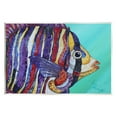 thumbnail image 2 of Stupell Industries Broad Fin Varied Layered Stripes Aquatic Fish Design Painting Unframed Art Print Wall Art, Design by Lisa Morales, 2 of 5