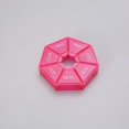 thumbnail image 1 of Estuche de plástico para pastillas de 1 piezas, caja de dulces para tableta, soporte de almacenamiento portátil, organizador de viaje, contenedor dispensador de píldoras, 7 días, 1 of 4
