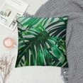 thumbnail image 2 of Creowell  Farmhouse Pillow Covers Tropical Palm Leaves Lumbar Pillow Covers Home Decorative Cushion Case for Sofa Couch Housewarming Gifts Family Room Décor 12x12in, 2 of 5