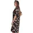 thumbnail image 2 of Just Love Short Sleeve Nightgown Sleep Dress for Women (Black - Unicorn Rainbow, 2X), 2 of 3