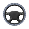 thumbnail image 3 of Bingfone Watercolor Flowers Butterfly Steering Wheel Cover - Universal 15 Inches Car Steering Wheel Covers Grip Auto Internal Accessories, 3 of 8