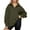 Army Green, variant on Essentials Hoodie Hoodies for Women Oversized Half Zip Pullover Sweatshirt Quarter Zip Hoodie Sweater Fall Blouse Clothes With Pockets Long Sleeve Shirts Sweatshirt for Women Army Green L
