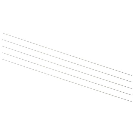 

Uxcell Round Metal Rods 0.5mm x 200mm High Speed Steel (HSS) Lathe Bar Stock Tool 5 Pieces