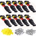 thumbnail image 1 of 10 Kits 2 Pin Car Waterproof Electrical Connector, Car Waterproof Plug, Dustproof, Insulated and Sealed, 1 of 5