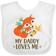 thumbnail image 3 of Inktastic Daddy Loves Me Woodland Fox Boys or Girls Baby Bib, 3 of 4