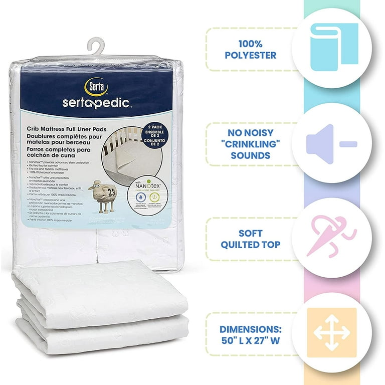 Waterproof crib sales liner