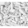 thumbnail image 1 of 120Pcs Building Blocks Bulk Lot Pack Sorted By Color Bricks Block Plate Toys Small Particles Bulk Compatible Legoeds DIY Kit,white,250g-bag, 1 of 7