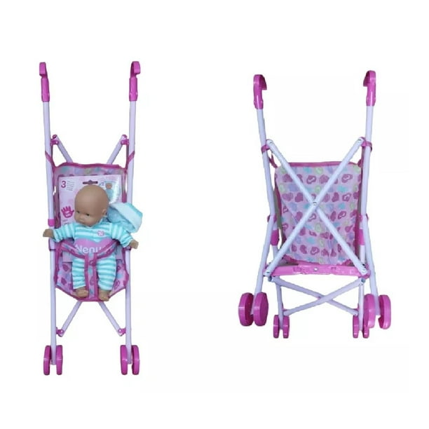 Carriola de Metal para Nenuco Cochecito para bebe de Juguete ToyMark ToyMark HP1090384