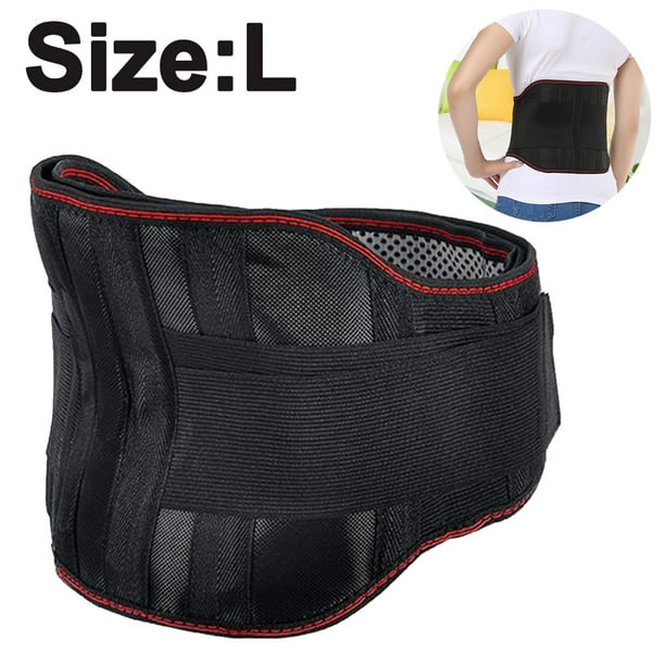 Back Brace Support Belt-Lumbar Support Back Brace For Lifting,Back Pain,  Sciatica, Scoliosis, Herniated Disc Adjustable Support Straps-Lower Back  Brace With Removable Lumbar Pad For Men & Women 
