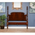 thumbnail image 6 of Niagara Furniture Queen Poster Bed with Hand Carved Pineapple Topped Posts, Mahogany, 6 of 11