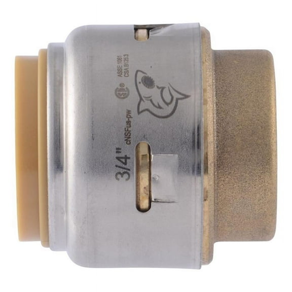 SharkBite 3/4 In. Push-to-Connect Brass End Push Cap (4-Pack)