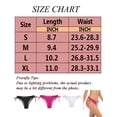 thumbnail image 3 of FANNYC Classic Side Tie Bikini Bottoms For Women Ruched Thong Swimsuit Triangle Bikini Bathing Suit Black/White/Red, 3 of 7