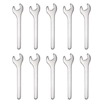 Uxcell 10pcs Small Wrench Open End Thin Wrench 13x108x3mm Metric U-Shaped Spanner