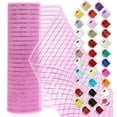 thumbnail image 1 of Mesh Ribbon for Wreaths 10 Inch x 30 Foot Wreath Mesh Rolls with Shiny Metallic Foil for Easter Christmas Party Wedding Home Decor DIY Craft Projects and Gift Wrapping, 1 of 7