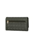 thumbnail image 3 of Time and Tru Women's Piper Clutch Wallet Vinyl Solid Olive, 3 of 4