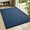 Navy Blue, variant on PABUBE Indoor and Outdoor Doormats, 27.5"x59" Front Door Rugs, Dirt Trapper Inside Door Mats, Non Slip Washable Welcome Mat Entryway Rug for Entryway, Brown