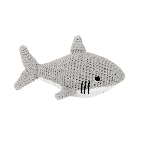 Crochet Handmade Shark Amigurumi Doll – Soft, Fun, and Ideal for Ocean-Themed Decor or Play