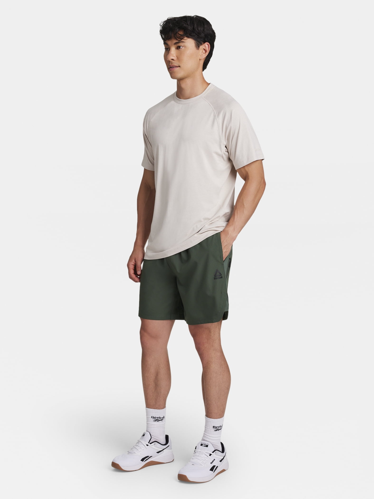 Reebok Men's and Big Men's Woven Shorts, 5" & 7" Inseams, Sizes XS-5XL