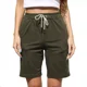 thumbnail image 1 of Bermudas Casuales Para Mujer Con Cordón Elástico Ajustable, 1 of 4
