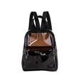 thumbnail image 1 of Guardurnaity transparente para mujeres y niñas, transparente para estudiantes, bolso de hombro, bolso de hombro de PVC, bolso de hombro de Mochilas negro Guardurnaity BB7324-03, 1 of 6