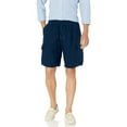 thumbnail image 2 of Sngxgn Men's Casual Shorts Elastic Waist Shorts Lightweight Regular Fit Beach Summer Shorts(Navy,XXL), 2 of 4