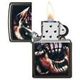 thumbnail image 1 of 49117 Zippo Split Face Design High Polish Black Pocket Lighter, 1 of 15
