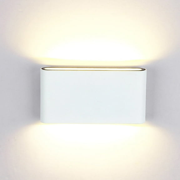 Worgeous Wall Sconce LED Lighting Fixture 12W Metal Warm Tone for Indoor Outdoor Use