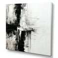thumbnail image 2 of Designart "Monochrome Faith: Simplified Religious Cross I" Christianity Canvas Art Print, 2 of 7