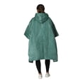 thumbnail image 3 of Frogg Toggs Ultra-Lite2 Rain Poncho for Adults, Packable Emergency Poncho, Dark Green, One-Size, 3 of 5