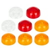 8pcs Vehicle Side Indicator Tail Light Lamp Lens Kit for Land Rover Defender Cabrio 1990-1995 Plastic