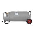 thumbnail image 3 of Flame King 40LB Empty Horizontal & Vertical Propane Tank LP Cylinder with Dolly Cart Wheels, 3 of 12