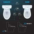 thumbnail image 4 of TOTO WASHLET S550e Elongated Bidet Toilet Seat Bidet Toilet Seats, Auto Open and Close Lid, 4 of 5