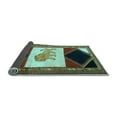 thumbnail image 2 of Ahgly Company Indoor Rectangle Animal Light Blue Traditional Area Rugs, 7' x 10', 2 of 4