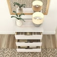 thumbnail image 6 of Plank+Beam Solid Wood Farmhouse 3 Drawer Dresser, White Wash, 6 of 10