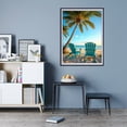 thumbnail image 7 of Diamond Art Kit for Adults, Palm Beach Blue Chairs Ocean Sunset Diamond Painting for Adults Beginners, DIY Diamond Art Painting Kits, 5D Diamond Painting Crafts for Home Decor 12x16 Frameless, 7 of 7