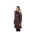 thumbnail image 2 of Nobis Alissa Midi Fitted Parka - Women's, Burgundy, Extra Small, 2 of 5