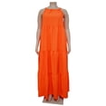 thumbnail image 4 of AURA Women Plus Size Spaghetti Strap Maxi Dress Casual Loose Summer Beach Dress, 4 of 7