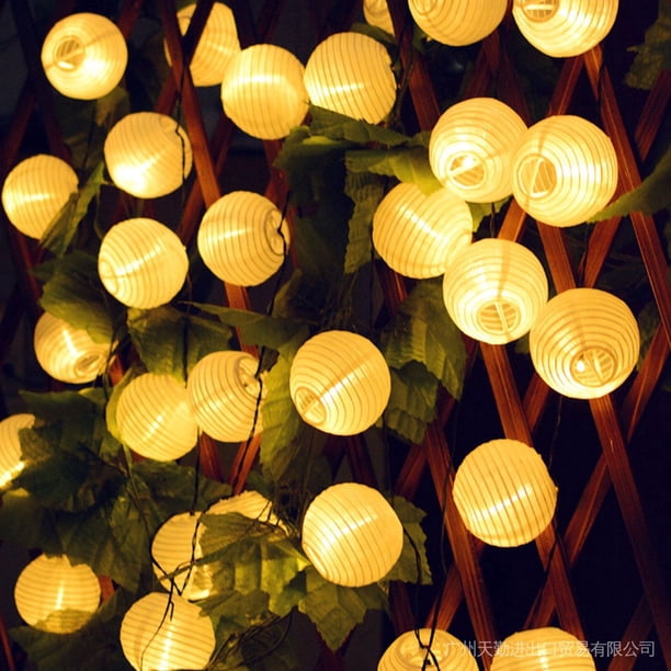 Cadena Solar Luces Día Nacional led Linternas Pequeñas Al Aire Libre Impermeable Decorativa De Navidad