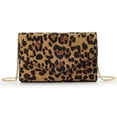 thumbnail image 2 of Bolso de mano HOXIS con estampado de leopardo para mujer, 2 of 7