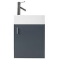 thumbnail image 2 of Virtu JS-50416-WG-001 Carino 16 Inch Single Bathroom Vanity Set In Wenge, 2 of 4