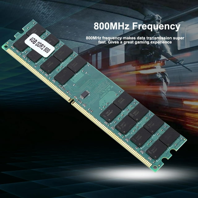4GB DDR2 800MHz for , Stable Fast Data Transmission DDR2 4GB for , 240PIN, Plug and Play Laptop Memory Modules