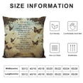 thumbnail image 5 of JEUXUS Spring Butterfly As I Sit in Heaven Throw Pillow Cover Cushion Case Home Office Decoration, 5 of 5