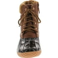 thumbnail image 4 of NATURE BREEZE DUCK-02 Women Stitching Lace Up Side Zip Waterproof Insulated Boot, Tan, 5.5, 4 of 4