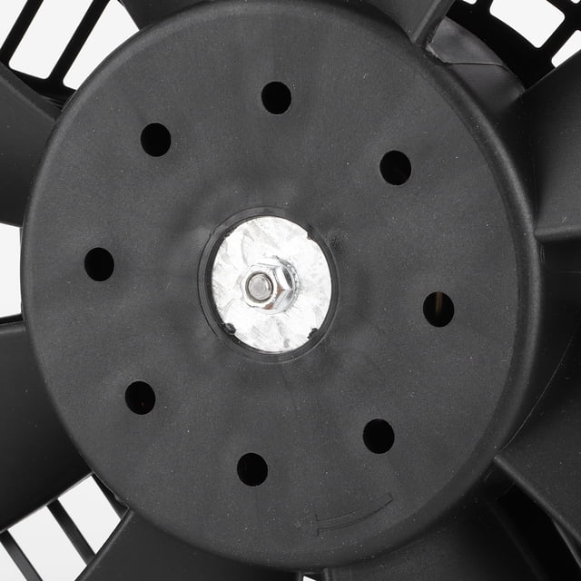 Yctze Ventilador de Refrigeración del Radiador Ventilador Universal de 10 Pulgadas Refrigeración del Motor Radiador Eléctrico Aire Acondicionado CC 12 V 80 W 2400 RPM para ANGGREK Otros