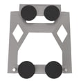 thumbnail image 1 of Support de Voiture Magnétique Satellite Fixation Sécurisée Alliage d'Aluminium Libération Rapide Support de Toit Satellite pour SUV RV Yacht, 1 of 7