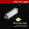 thumbnail image 4 of 2 piezas de luz LED para matrícula de coche blanca para VIII 2004-2008 X 2008-2018, 4 of 5