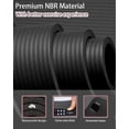 thumbnail image 5 of YR XL Yoga Mat 78"x35" Wide 10mm Thick NBR Exercise Workout Mats for Home Gym Floor Fitness Pad, Black, 5 of 8